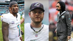 MIRAR: Un video novedoso muestra a Mike McDaniel furioso con Tua Tagovailoa por la tercera INT antes de enviar a la banca al QB de los Dolphins por Quinn Ewers