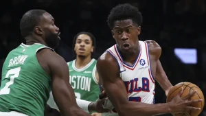 VJ Edgecombe pulveriza un récord de Allen Iverson en un debut inolvidable con los 76ers | Sporting Details Spain