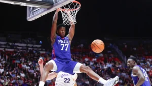 VJ Edgecombe se une a los legendarios Allen Iverson y Wilt Chamberlain en la historia de los 76ers | Carrying News Spain