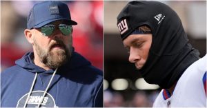 “Brian Daboll va a buscar la muerte de Jaxson Lag”, “Despídelo”: los fanáticos de la NFL critican al Giants HC por la falta de información sobre la conmoción cerebral del QB novato