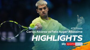 Finales ATP: Carlos Alcaraz vs Félix Auger-Aliassime destacados