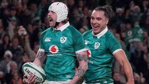 Eire 46-19 Australia: Mack Hansen anota un hat-trick y los anfitriones logran una verdadera victoria sobre los hastiados Wallabies