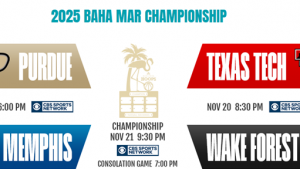 Cuadro del campeonato Baha Mar 2025: Purdue vs. Memphis, Texas Tech vs. Wake Woodland – Calendario completo y vista previa (20-21 de noviembre) – Cuadros deportivos