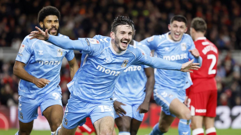 Lo más destacado del campeonato: Coventry amplía su ventaja tras su victoria en Middlesbrough, Southampton supera a Leicester