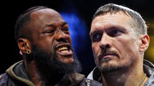 Oleksandr Usyk expresa su deseo de luchar contra Deontay Wilder, quien presumiblemente podría ser lanzado al choque por el título mundial en 2026.