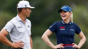 Grant Thornton Invitational: Charley Hull y su socio Michael Brennan se sientan a un tiro del liderato antes de la ronda restante