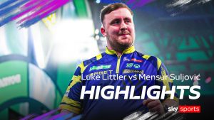 Campeonato Mundial de Dardos: Luke Littler logra una victoria dominante sobre Mensur Suljovic
