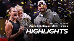 Aryna Sabalenka vs Nick Kyrgios | Lo más destacado del combate de sexos