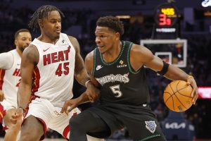 Giro muerto | La verdadera segunda mitad de los Timberwolves mantiene a raya al Heat para acumular