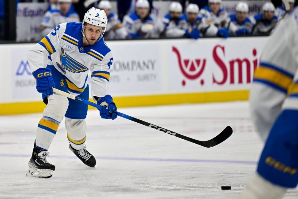 Giro muerto | El sello de los Blues, D Philip Broberg, firma un contrato por seis años y cuarenta y ocho millones de dólares