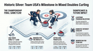 El curling combinado de dobles de EE. UU. obtiene una plata histórica en los Juegos Olímpicos de clima frío de 2026: resumen, momentos clave y lo que sigue – Cuadros deportivos
