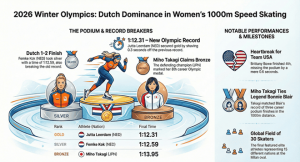 Patinaje de tempo de 1000 m femenino en los Juegos Olímpicos de Invierno 2026: resultados y ganadores de medallas: Bowe & Jackson de EE. UU. en acción – Cuadros deportivos