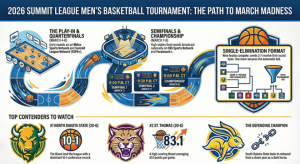 Partido de baloncesto masculino de la Summit League 2026: calendario, cuadro y vista previa – Cuadros deportivos