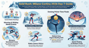Avance del día 7 de los Juegos Olímpicos Iciness 2026: eventos de medallas a tener en cuenta – Cuadros deportivos