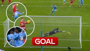 Haji Wright completa el hat-trick de Coventry desde el espacio tras la mano de Matt Targett