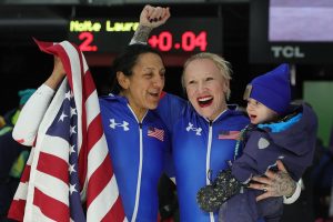 Giro muerto | La estadounidense Elana Meyers Taylor, de 41 años, gana la primera medalla de oro en monobob