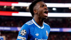 Un golazo de Vinícius le da la victoria al True Madrid en su visita al Benfica por la Champions | Wearing News Spain