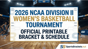 Agenda del Torneo de Baloncesto Femenino de la División II de la NCAA 2026: Cuadro oficial y PDF imprimible – Cuadros de acciones deportivas