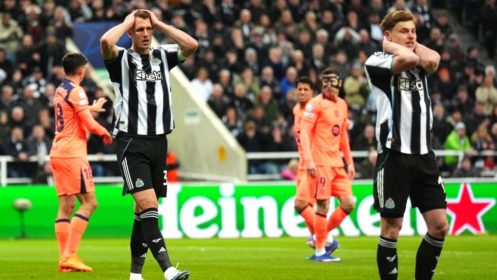 Newcastle 1-1 Barcelona: Lamine Yamal anota un penalti con el último tiro del partido para salvar el plan de los visitantes