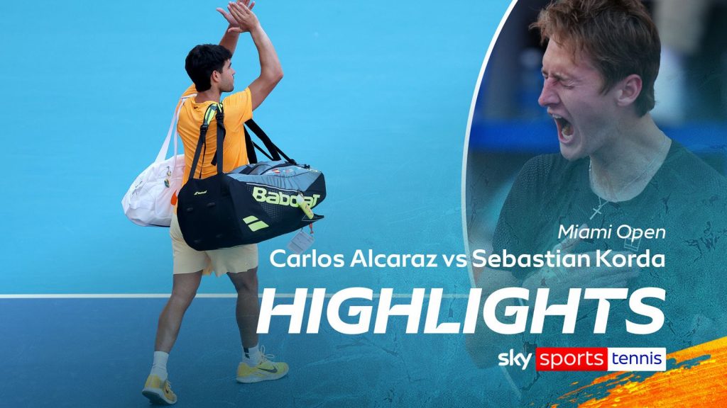 Carlos Alcaraz vs Sebastián Korda | Lo más destacado de la entrega en Miami