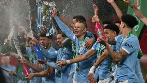 Arsenal 0-2 Man City: el doblete de Nico O’Reilly asegura el triunfo de la Copa Carabao y acaba con las cuádruples esperanzas de los Gunners