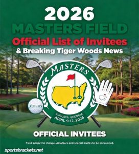 Autodisciplina del Masters 2026: Lista de invitados del primer premio y récords de Tiger Woods – Cuadros deportivos