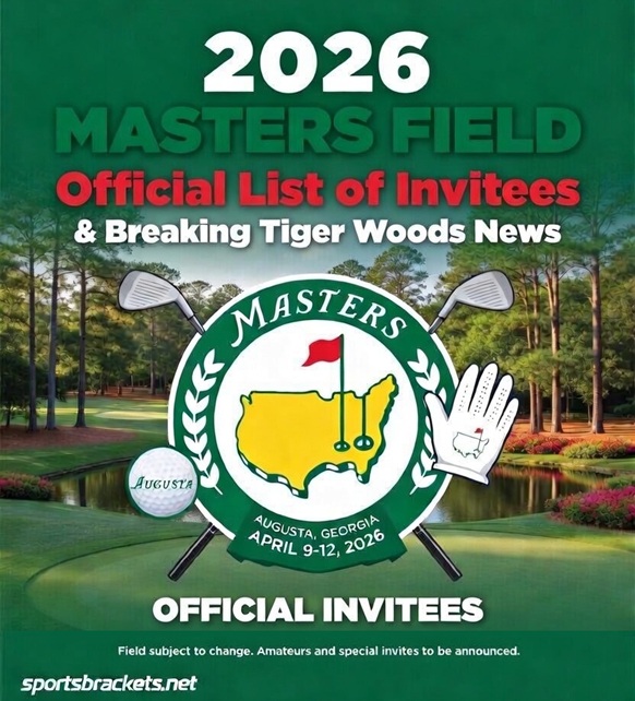 Autodisciplina del Masters 2026: Lista de invitados del primer premio y récords de Tiger Woods – Cuadros deportivos