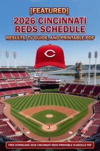 Agenda de los Rojos de Cincinnati 2026: resultados, registros televisivos y PDF imprimible – Corchetes deportivos