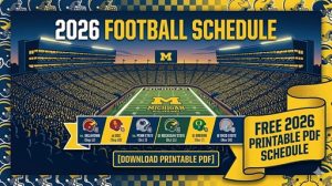 Calendario de fútbol de Michigan 2026: fechas, horarios de inicio y PDF imprimible – Corchetes de acciones deportivas