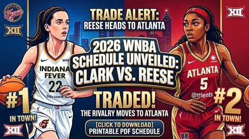 Calendario de la WNBA 2026: enfrentamientos entre Caitlin Clark y Angel Reese y libro electrónico de TV (hasta ahora) – Cuadros deportivos