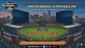 Torneo de béisbol Wide Ten 2026: diseño original de 12 equipos, agenda y soporte en PDF – Soportes deportivos