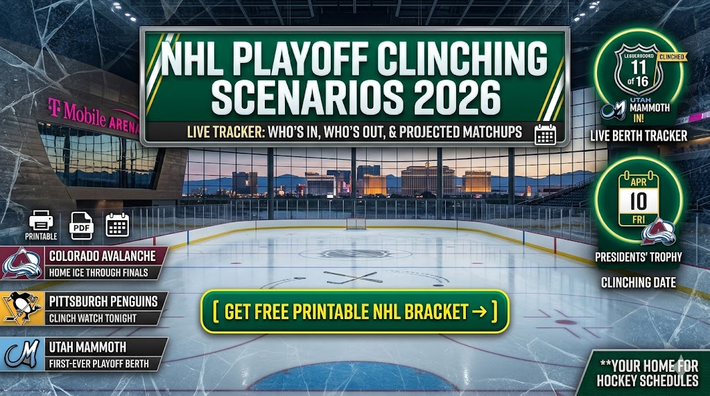 Escenarios decisivos de los playoffs de la NHL 2026: quién entra, quién queda fuera y los enfrentamientos más modernos – Cuadros deportivos