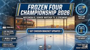 Campeonato Frozen Four 2026: Wisconsin vs. Denver: cómo verlo, tabla de horarios de televisión y vista previa del enfrentamiento – Cuadros deportivos
