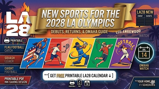 Actividades deportivas modernas para los Juegos Olímpicos de Los Ángeles 2028: eventos de debut, regresos y novedades – Soportes de actividades deportivas