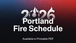 Calendario de la WNBA de Portland Fireplace 2026, PDF imprimible con horario de TV – Soportes deportivos
