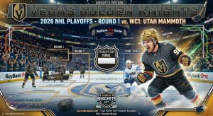 Tabla de tiempos de los playoffs de los Vegas Golden Knights 2026: Ronda 1 contra Utah Grand