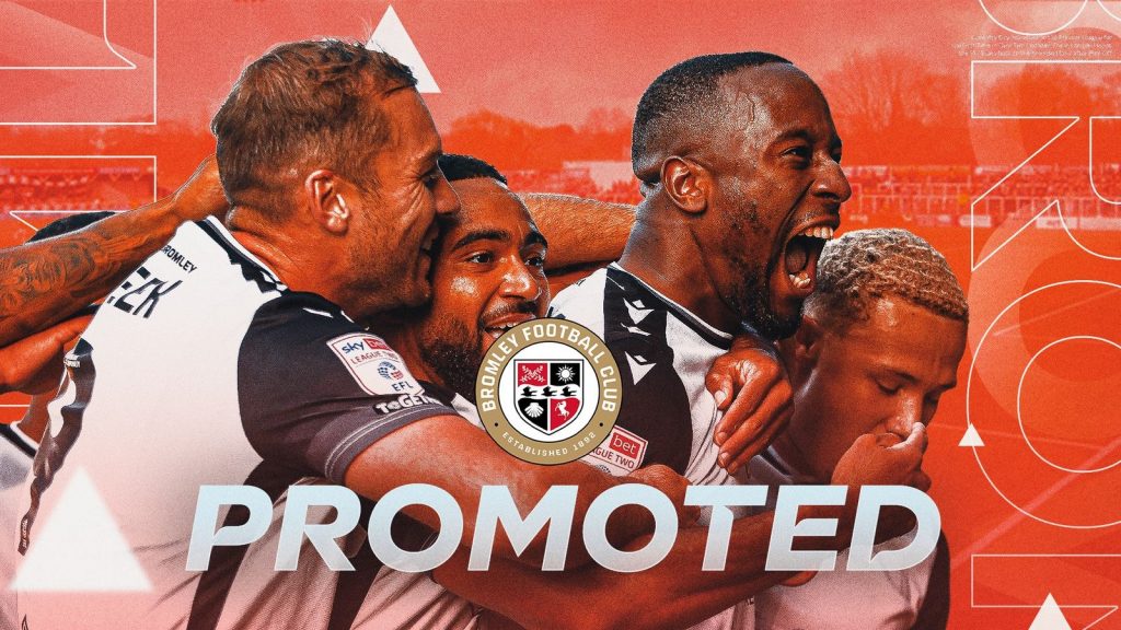 Bromley ascendió a League One por primera vez en su antiguo pasado