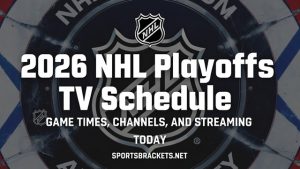 Agenda televisiva de los playoffs de la NHL 2026: horarios de juego, canales y transmisión hoy – Cuadros deportivos