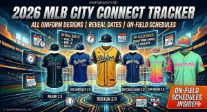 2026 MLB City Connect Tracker: todos los diseños de uniformes, fechas de Yelp y horarios en la arena – Soportes de actividades deportivas