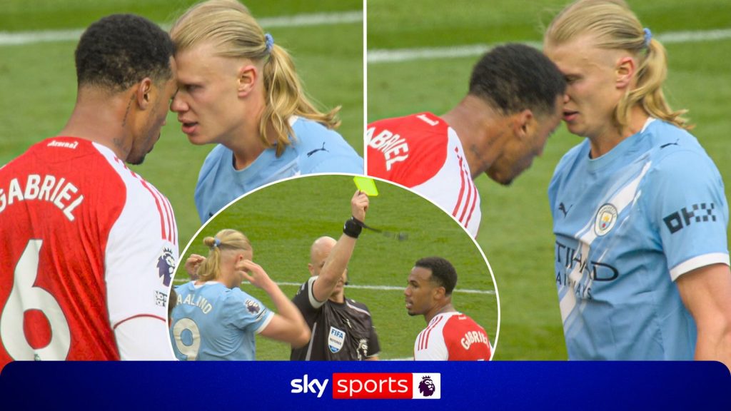 Man City vs Arsenal: Erling Haaland y Gabriel Magalhaes caen cara a cara: ¿Gabriel debe ser visto en rojo?
