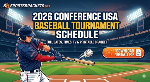 Cuadro de eventos de béisbol de la Convención de EE. UU. 2026: cronograma y PDF imprimible – Cuadros de actividades deportivas