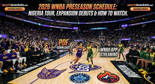 Calendario de pretemporada de la WNBA 2026: gira por Nigeria, debuts de expansión y visualización – Acciones deportivas