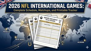 Juegos globales de la NFL 2026: agenda completa, enfrentamientos y seguimiento imprimible – Soportes de actividades deportivas