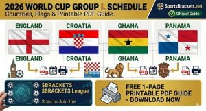 Horario de la Copa del Mundo 2026 de Neighborhood L: fechas panzudas, horarios de inicio y PDF imprimible – Cuadros deportivos