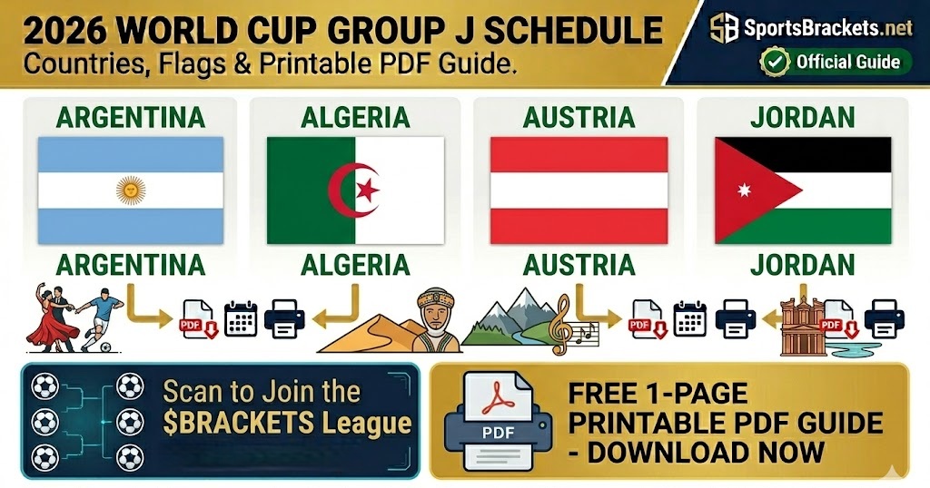 Agenda de la Copa Mundial 2026 de Community J: fechas panzudas, horarios de inicio y PDF imprimible – Corchetes de actividades deportivas