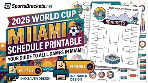 Horario de la Copa Mundial de Miami 2026 | PDF imprimible gratis | Estadio Laborious Rock – Soportes de actividades deportivas