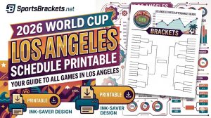 Agenda de la Copa Mundial de la FIFA Los Ángeles 2026: PDF imprimible y fechas de partidos – Cuadros deportivos