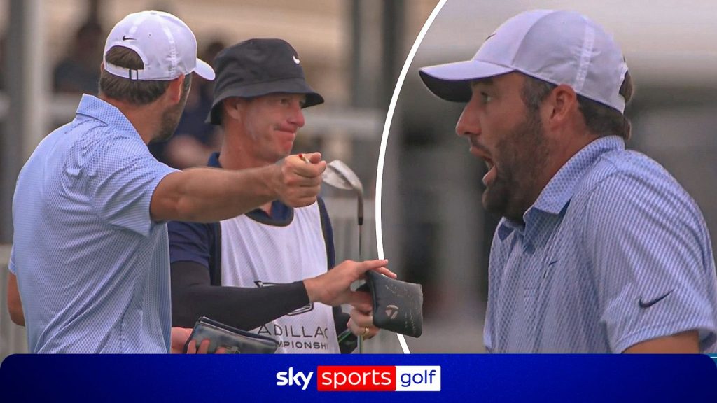 Scottie Scheffler se enfurece con el caddie después del grifo en una pelea: ‘¡A Ted Scott le sangrarán las orejas al final del día!’