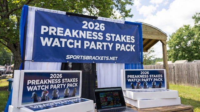 Paquete de eventos de notas de Preakness 2026: Imprimible gratis Hojas de apuestas y datos de registros Superhighway hosting Juegos – Acciones deportivas Soportes