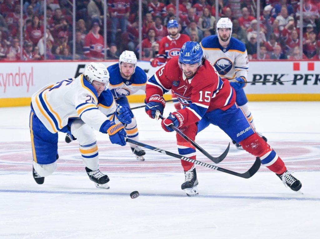 Giro muerto | Los Sabres salen a conquistar los componentes ‘autoinfligidos’ y se igualan frente a los Habs.